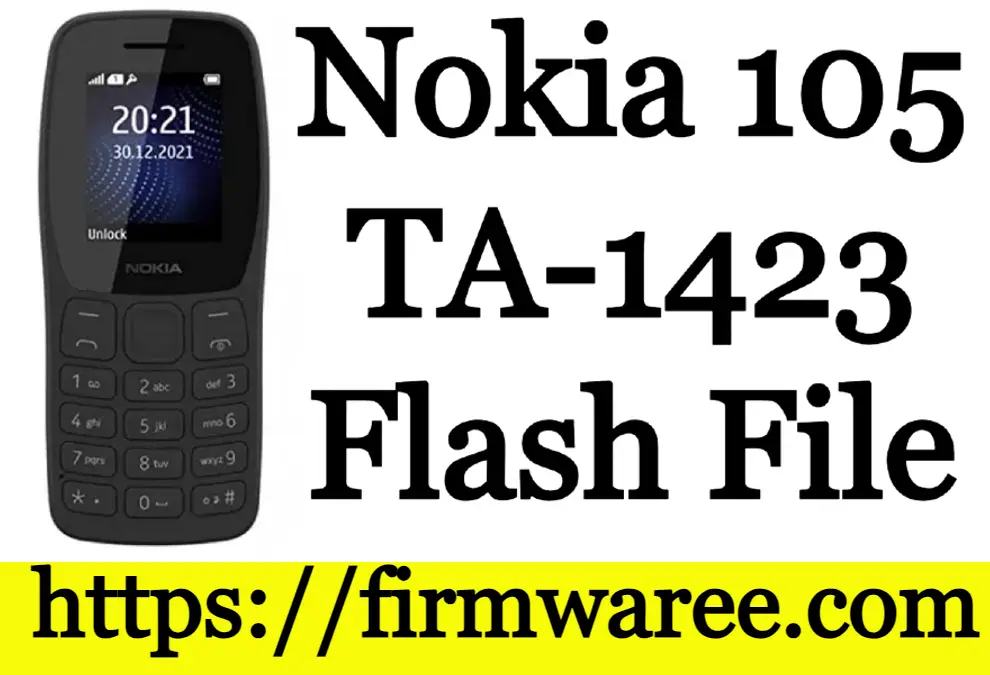 Nokia 105 TA-1423 Flash File 